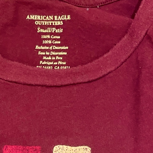 Y2K American Eagle Graphic T-Shirt Guitar - Picture 3 of 4